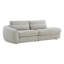 Canapé modulaire de 106 po avec design ergonomique et coussins moelleux en mélange de plumes