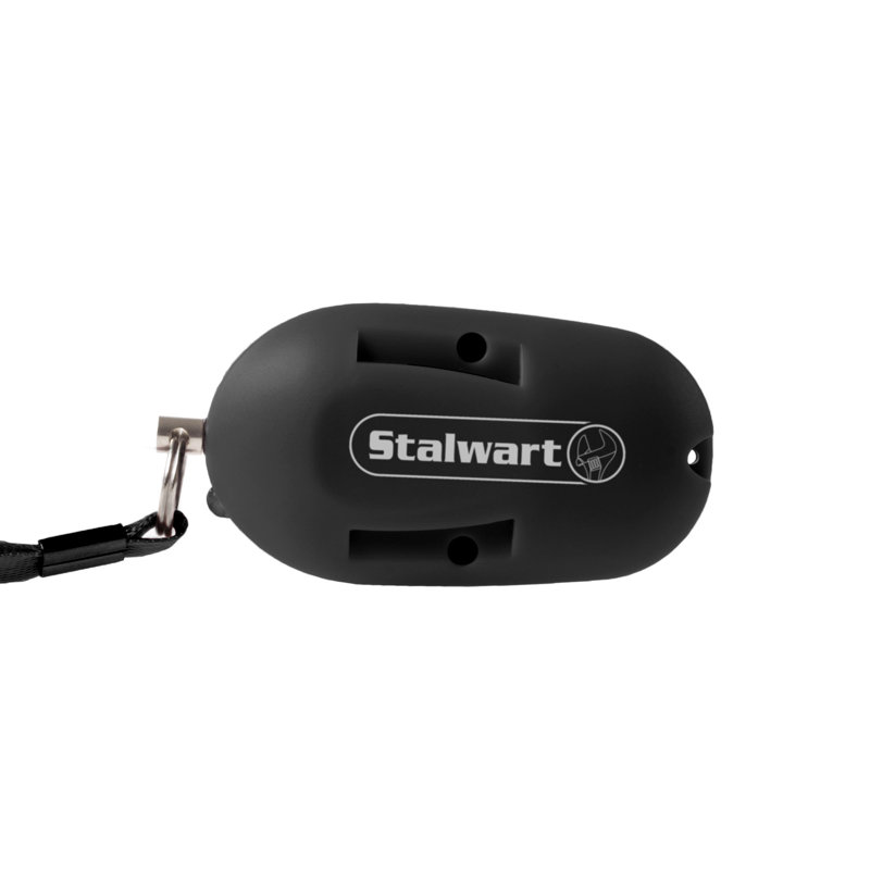 2.6'' Battery Powered Integrated LED Flashlight, Black
