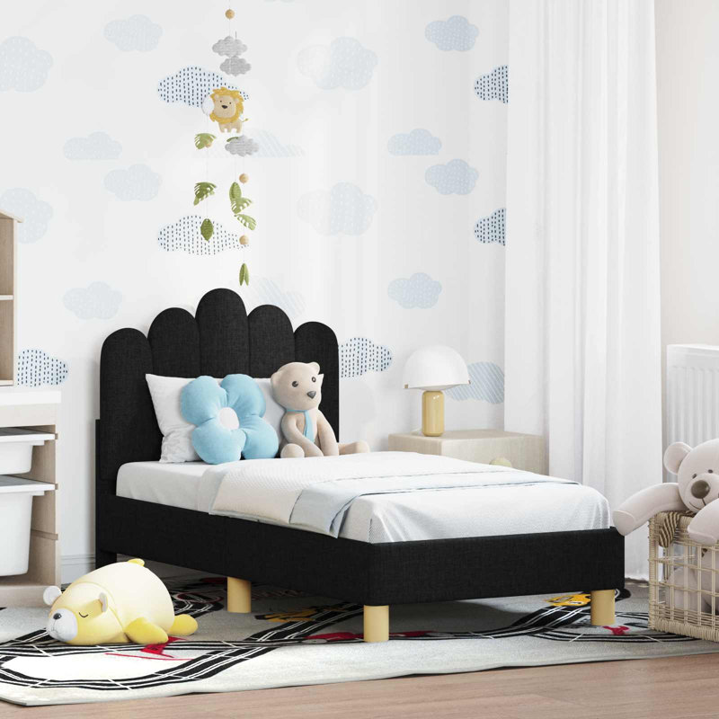 Bed Frame, Cot Bed / Toddler (70 x 140cm), Black