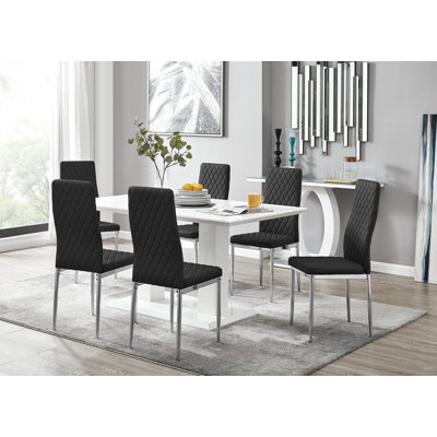 Eubanks Dining Set with 6 Chairs