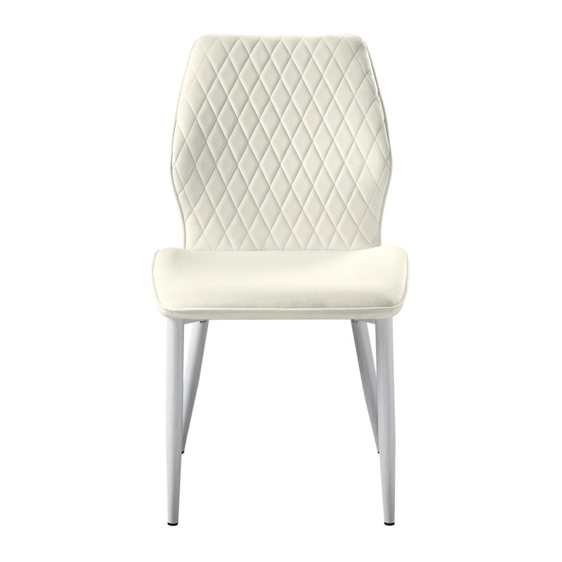 Ensemble de 2 chaises d'appoint Modern, Beige