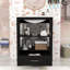 Meuble-lavabo à tiroir avec lavabo en céramique, tablettes réglables et armoire à fermeture en douceur-1364472689-1364472691