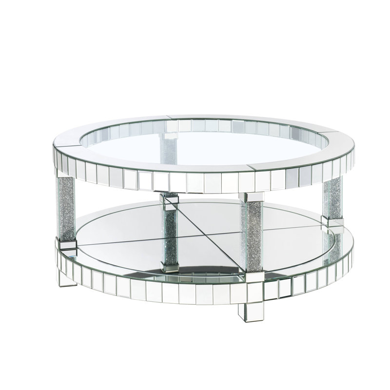 Table basse à 4 pieds avec rangement