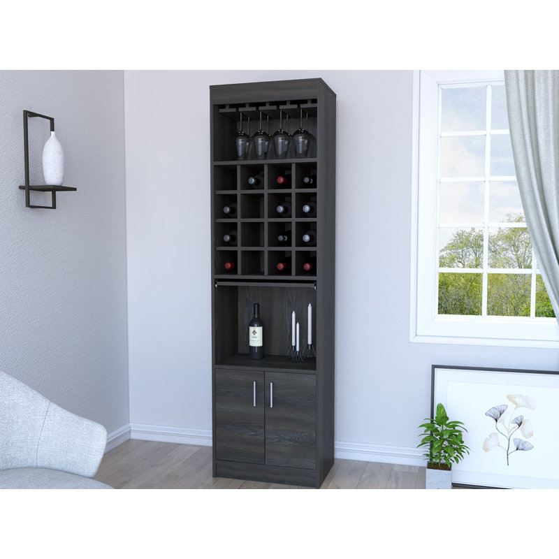 Bar avec 16 casiers à vin, Beige