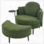 Fauteuil d'appoint 42,5 po pour le salon-926204778