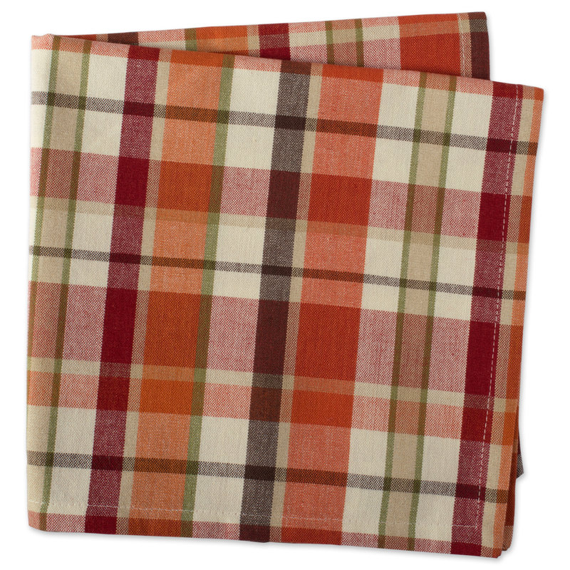 Vannote Cotton Plaid Square Napkin