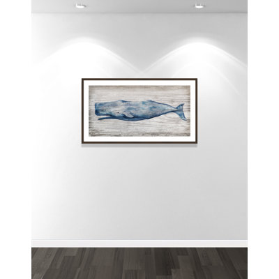 Brannen Blue Whale - Picture Frame Print