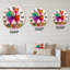 Arbre d'automne forêt colorée - horloge murale-59914063