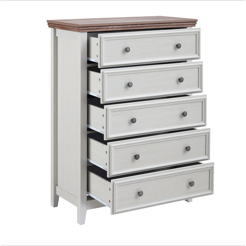 Commode moderne à 5 tiroirs, commode à tiroirs et rangement à vêtements pour le salon