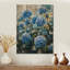 Hortensias dans la brise d'été I - Art mural en bois d'hortensias - sur bois de pin naturel-1123233167