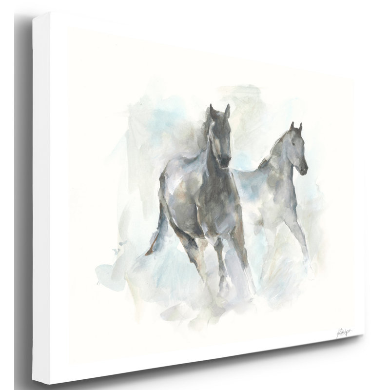 « Run Free I »-reproduction sur toile tendue, H 12 po x l 18 po x P 1,5 po