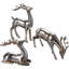 Reindeer Christmas Figurine Holiday Decor Set