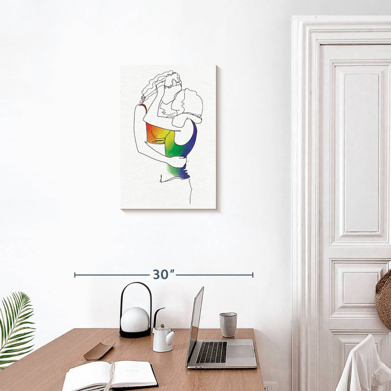 Lesbians In Love, 24" H x 16" W