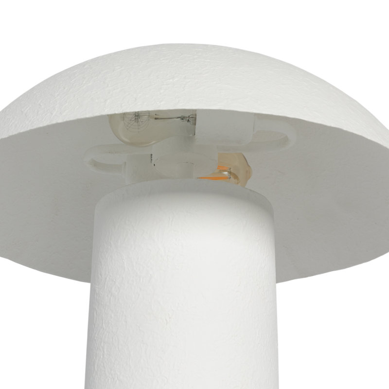 Santorini Table Lamp, Matte White Plaster