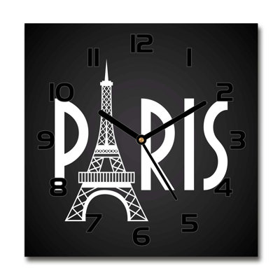 Glass Wall Clock