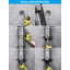 Grandes appliques murales d'extérieur de 23 pouces, lanterne murale d'extérieur classique, base maximale E26 de 60 W, luminaires d'extérieur industriels