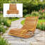 Chaise berçante en bois, chaise berçante d'extérieur