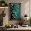 Gilded Branch in Bloom Japandi - Wrapped Canvas-129905975-129905978