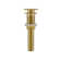 DAX Square Brass Vanity Sink Pop-up Drain