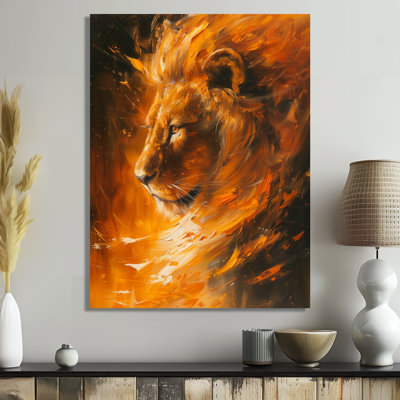 Jaune, noir, astrologie, cosmique, Courage, Leo - Astronomie, impression d'art mural Leo