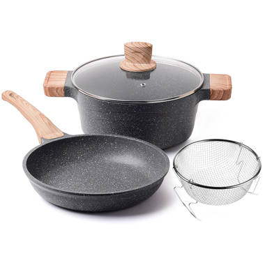 User-Friendly and Easy to Maintain Ceramic Masterclass Premium Cookware Set  
