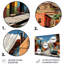 Ensemble de salon art mural bleu sarcelle, Mexico City - paysages urbains