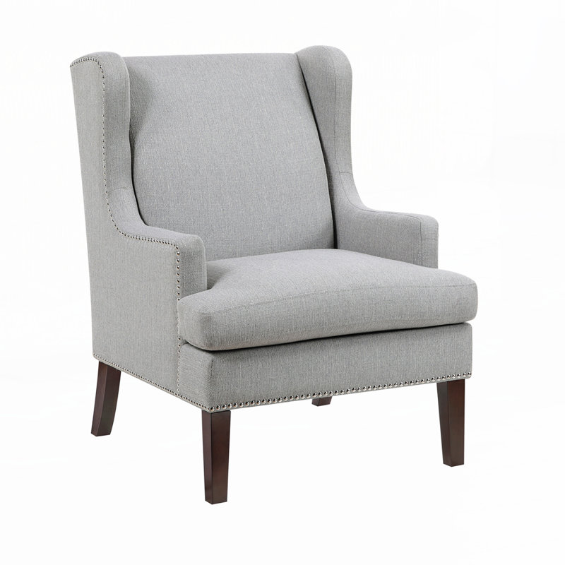 Meuble de salon Accent Chair, Tissu gris