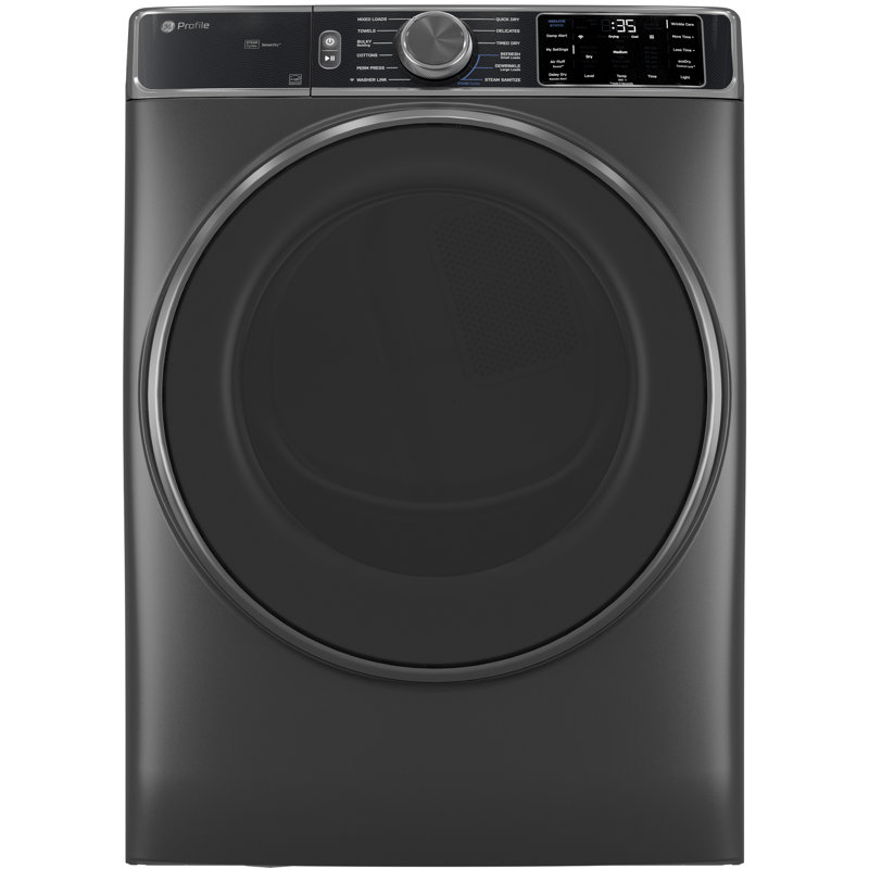 GE Profile Energy Star 7.8 Cu. Ft. Capacity Smart Front Load Gas Dryer With Steam And Sanitize Cycle, Electric