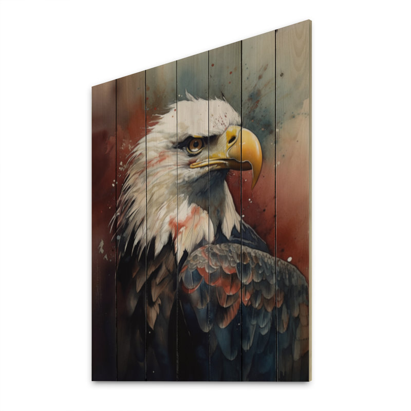 " Eagle Portrait I ", 40'' H x 30'' W x 0.78'' D