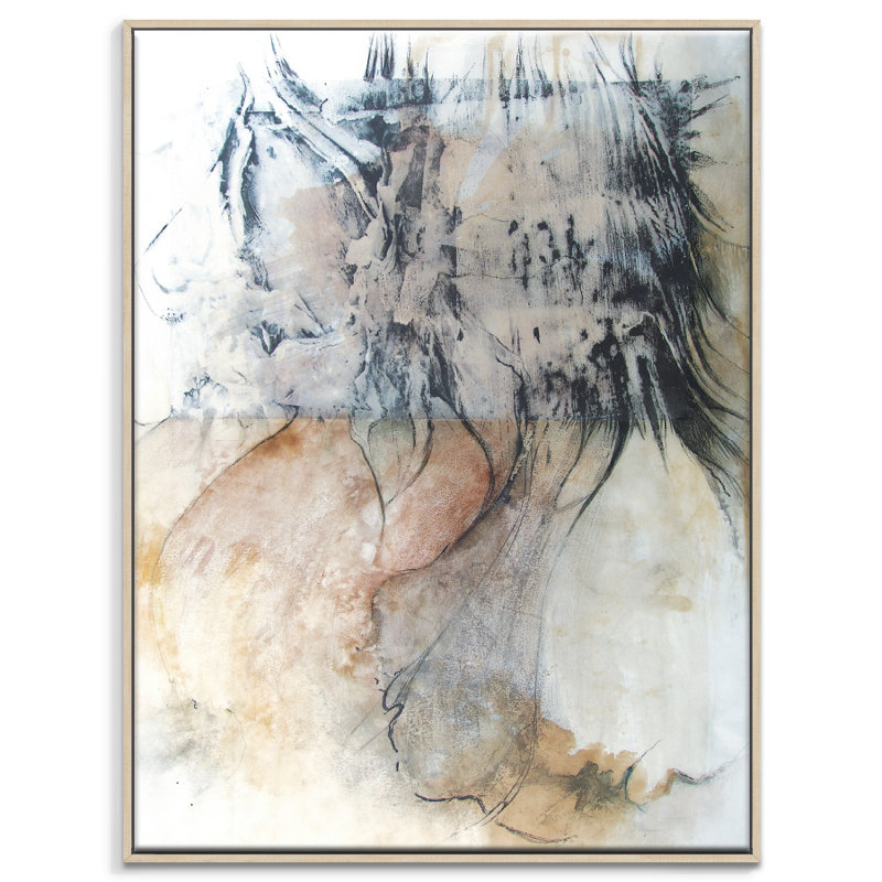 Gill Cohn - Painting on Canvas, 102cm H x 76cm W, Timber Floater Frame