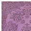 Tapis de couleur mauve fait à la main 6,8 x 9,8 pi. Revêtement de sol moderne turc