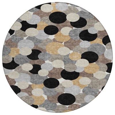 Machine Washable Indoor/Outdoor Chantille ACN2450 Geometric Rug