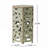 Patio Side Table Set With Hexagon Top and Metal Base-116118837
