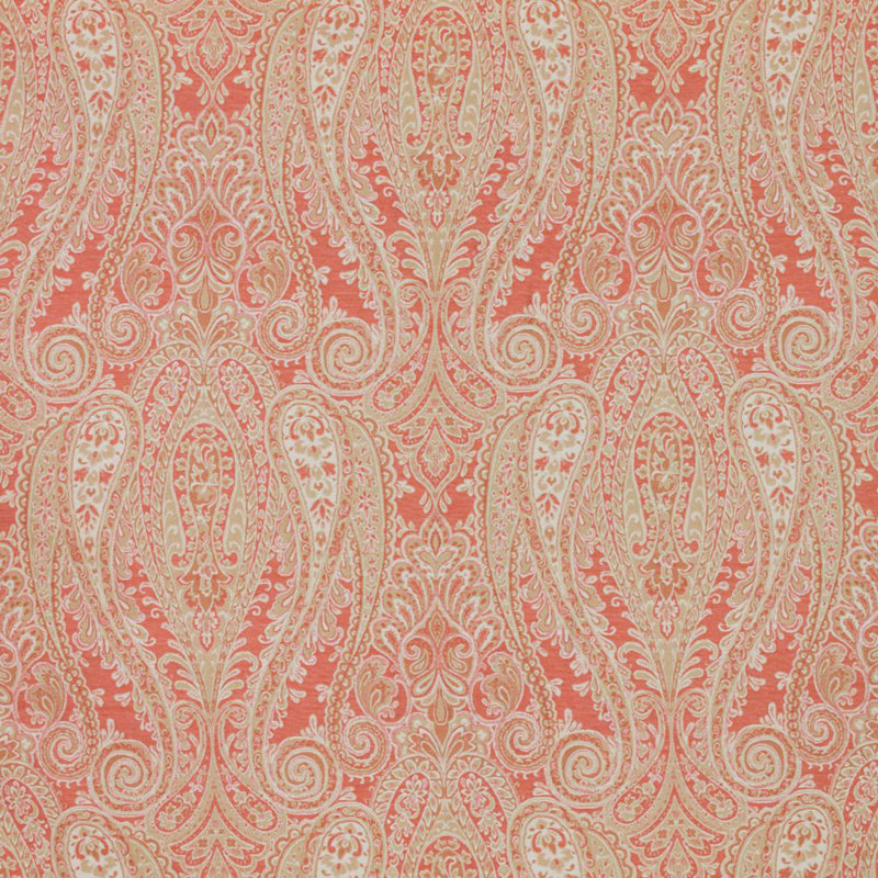 Tissu motif cachemire de marrakech Suite, Rosé