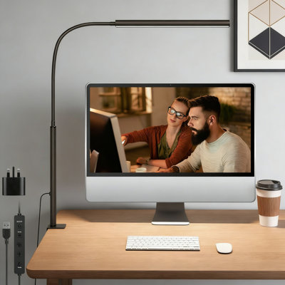 Metal Clip On Lamp
