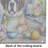 Decorating Easter Saint Bernard Glass Cutting Board