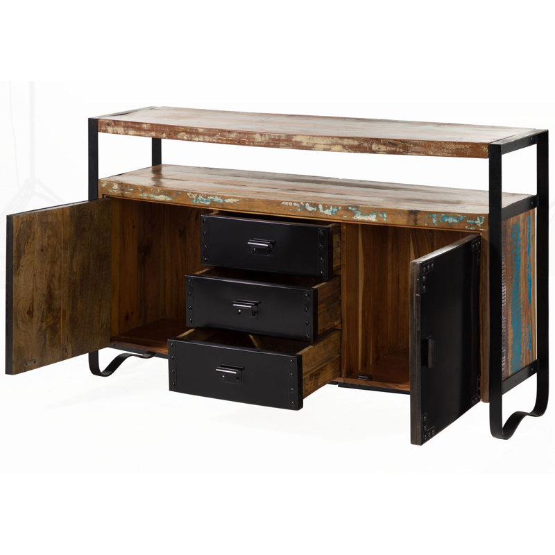 150cm Solid Wood Sideboard