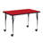 Goddard Mobile 24''W x 48''L Rectangular HP Laminate Activity Table - Adjustable Legs-12526312-12526315