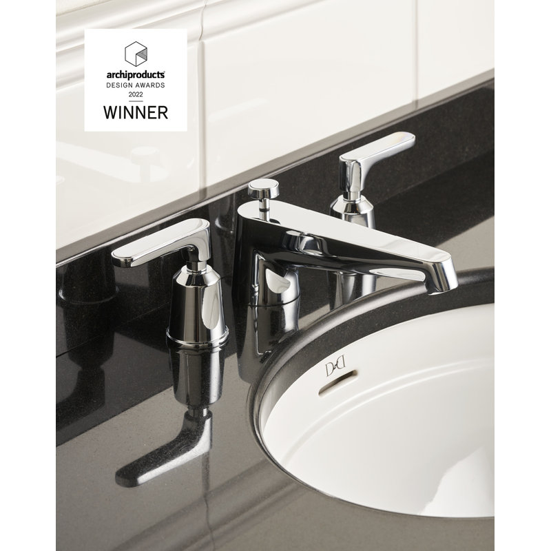 Twenties 3-Hole Basin Set with Pop-up Waste, Chrome