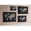 Wall Mounted bulletin board print decorative wall message pin boards home office corkboard Positive map