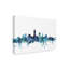 « cleveland ohio blue blue horizon », reproduction d’impression sur toile tendue-315441028