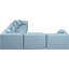 Canapé modulaire en similicuir 6 pièces Houswerth-94884313