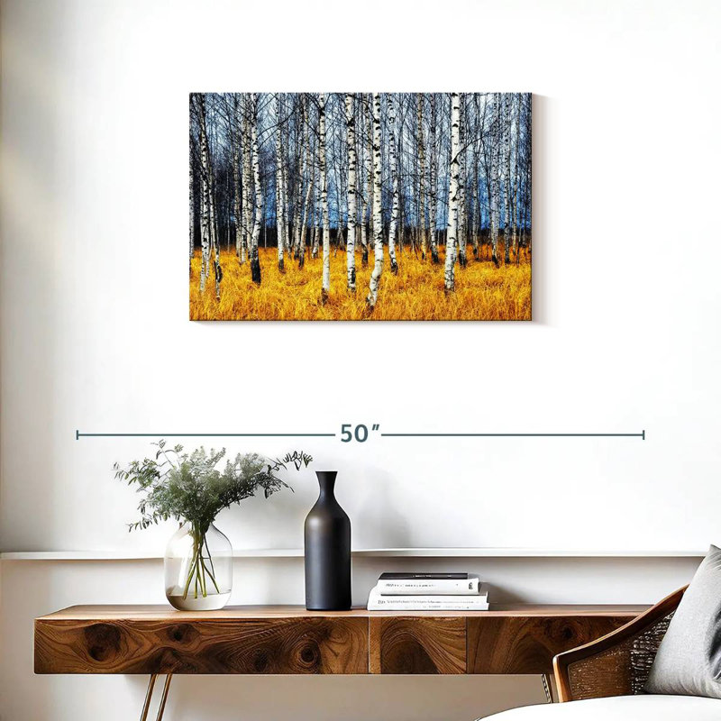 Harnek Birch Trees In Fall, 20" H x 30" W