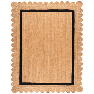 Inaki Hand-Woven Geometric Jute Rug