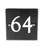 Mapother 15cm H Slate House Number