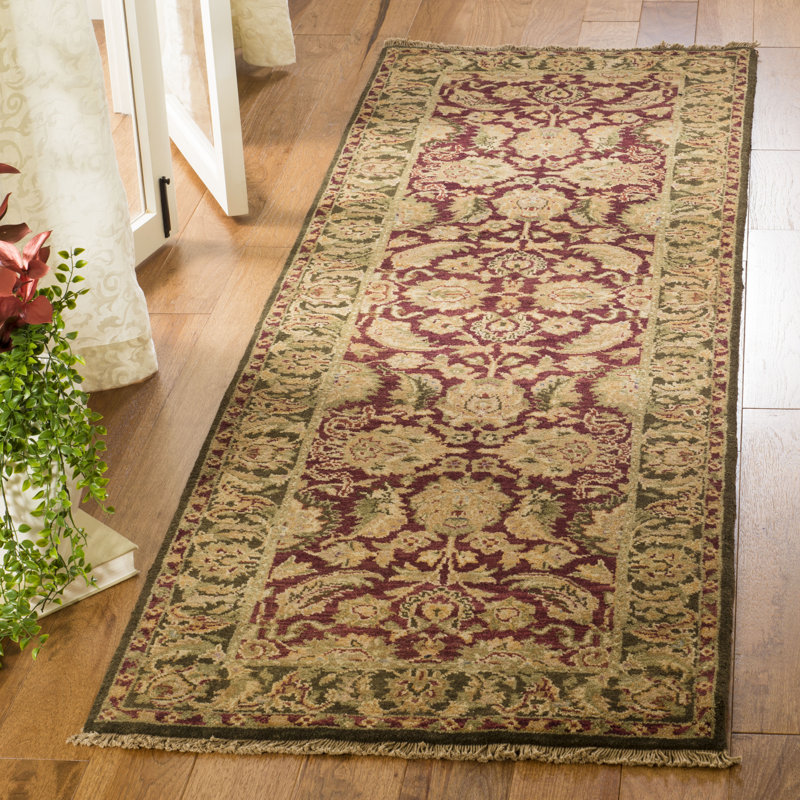 Tapis oriental en laine Magill, Tapis de couloir 2 pi 6 po x 8 pi