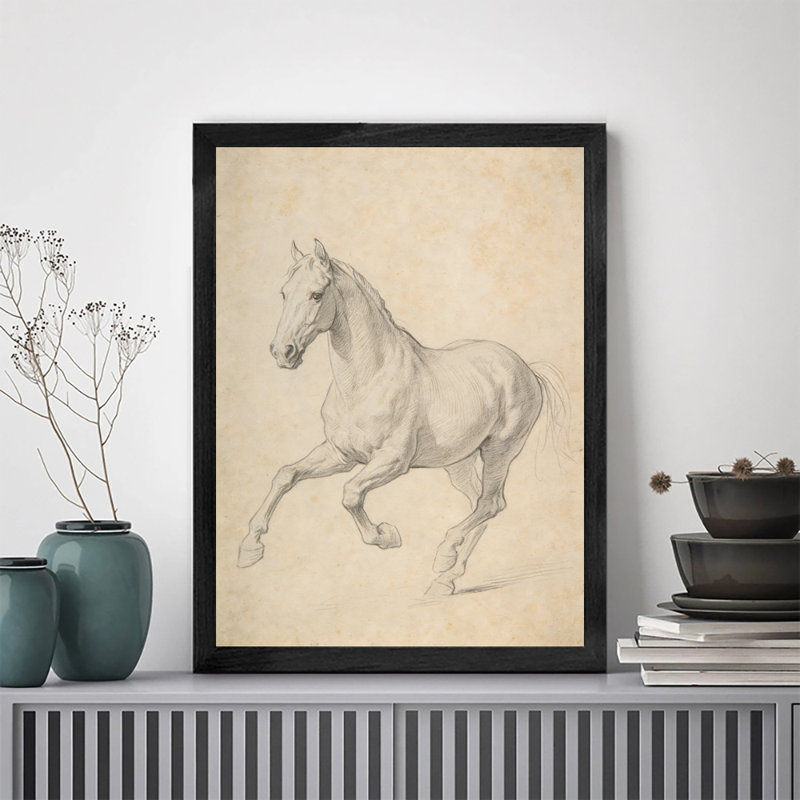 Reproduction d'art encadrée pour décor de maison moderne, H 11 po x l 9 po