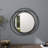 Metal Round Wall Mirror with Overlapping Circles-1723338285