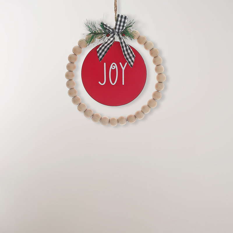 6'' Wood Holiday Shaped Ornament