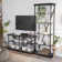 Athon Metal 2-Piece Console Table and Bookcase Set